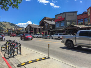 A city street in Wyoming